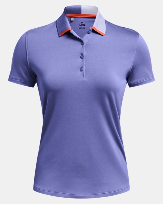 Women's UA Playoff Pitch Polo in Purple image number 2